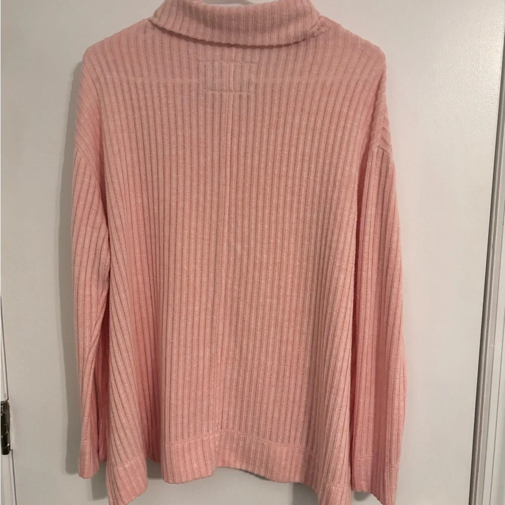 Maeve Soft Pink Cowl Neck Sweater